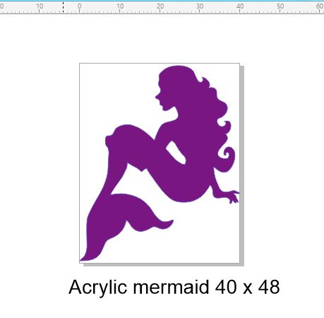 Mermaid Acrylic(brooch pack of 4)( Earrings pack of 10)